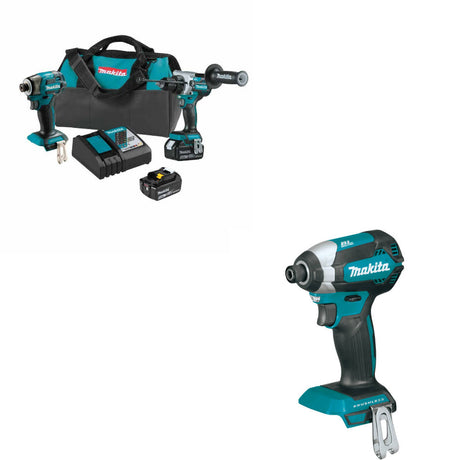 Makita XT297T 18V LXT Li-Ion 2Pc. Combo Kit W/ FREE XDT13Z 18V LXT Impact Driver