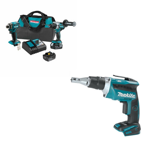Makita XT297T 2â€‘Pc Combo Kit W/ FREE XSF03Z Drywall Screwdriver