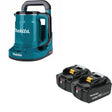 Makita XTK01Z 36V (18V X2) LXT Hot Water Kettle, Tool Only W/ BL1850B-2 5.0Ah Battery, 2 Pack