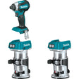 Makita XTR01Z[2] Compact Router W/ FREE XDT13Z Impact Driver