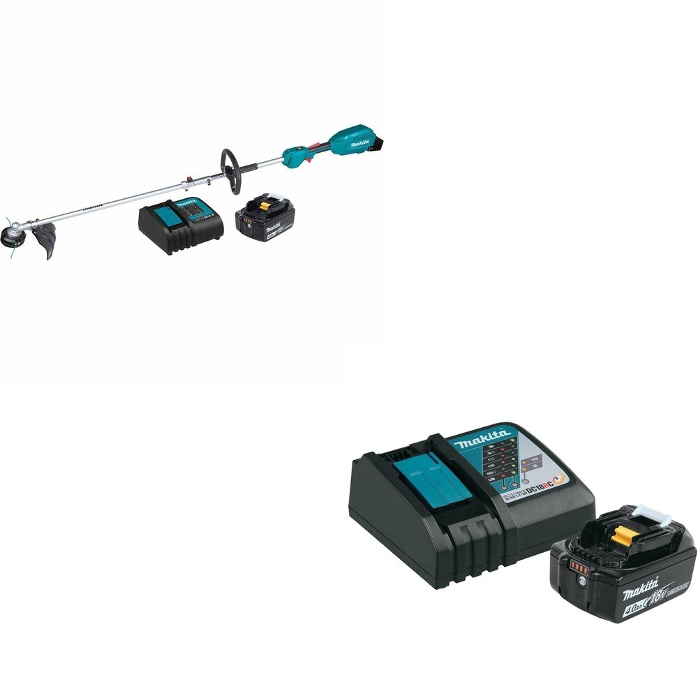 Makita XUX02SM1X1 Couple Shaft Power W/ BL1840BDC1 Battery and Charger Starter Pack