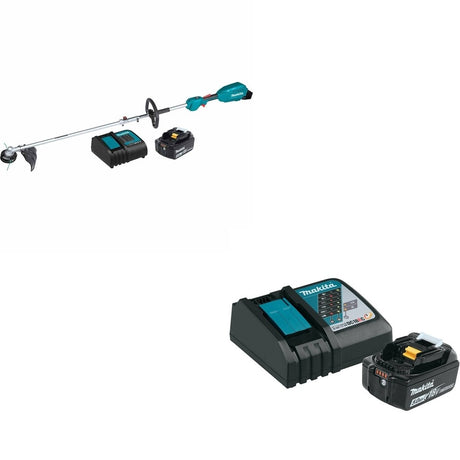 Makita XUX02SM1X1 Couple Shaft W/ BL1850BDC1 18V LXT Li-Ion Battery and Charger Starter Pack