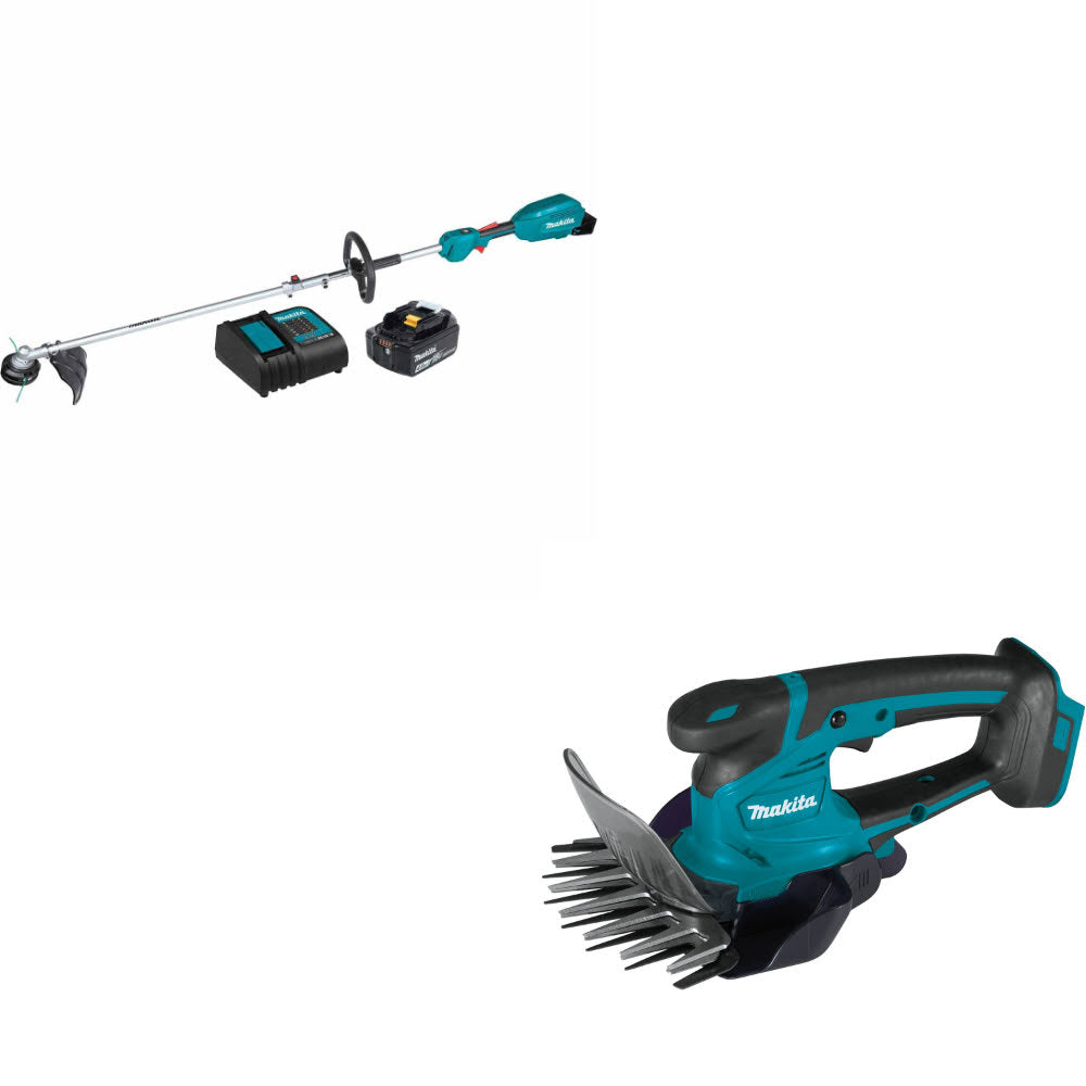 Makita XUX02SM1X1 18V LXT Power Head Kit W/ FREE XMU04Z 18V LXT Grass Shear