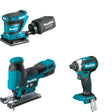 Makita XVJ05Z Jig Saw W/ XOB02Z Finishing Sander and FREE XDT13Z Impact Driver