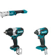 Makita XWT08Z Impact Wrench W/ XLT03Z Angle Impact Wrench and FREE XDT13Z Impact Driver