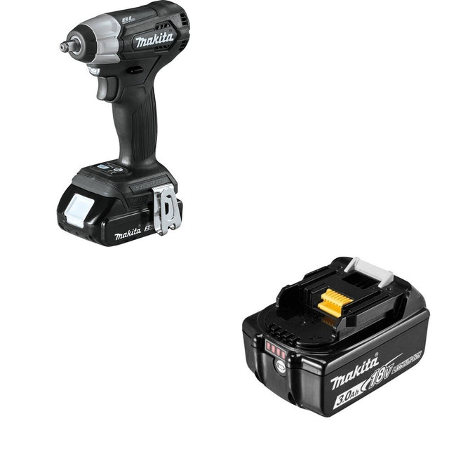 Makita XWT12RB SubCompact Brushless 3/8" Sq Drive Impact Wrench Kit W/ BL1830B 3.0Ah Battery