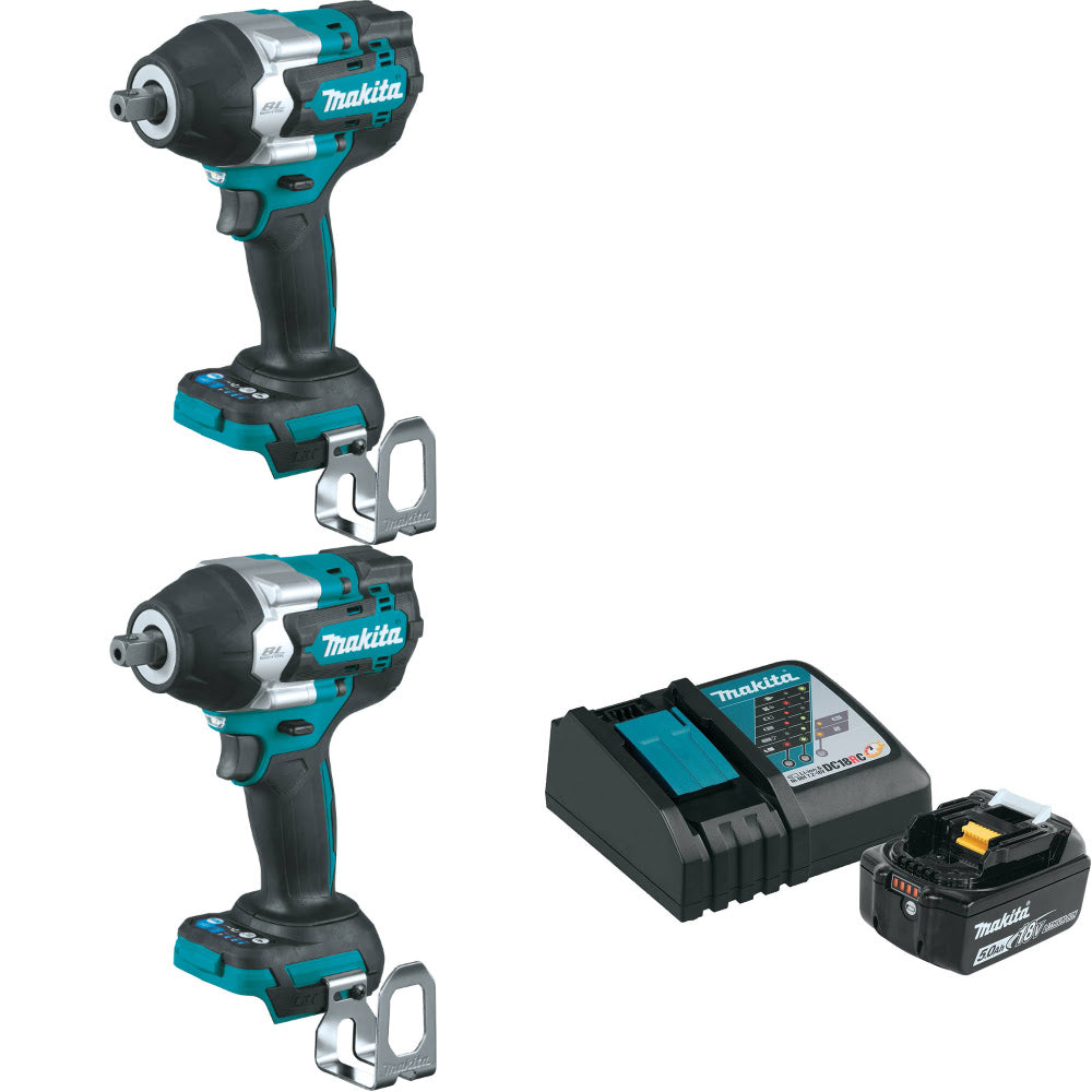 Makita XWT18Z 18V Impact Wrench W/ EXTRA 18V Impact Wrench & FREE Starter Pack