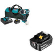 Makita XWT19T 3-Speed 1/2" Sq. Drive Impact Wrench Kit w/ Detent Anvil W/ BL1830B 3.0Ah Battery