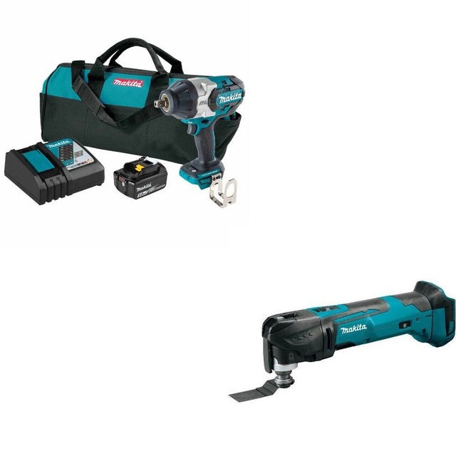 Makita XWT19T Impact Wrench Kit W/ FREE XMT03Z Multi-Tool