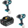 Makita XWT19Z 1/2" Impact Wrench, 2 Pack Kit W/ FREE BL1850B 5.0Ah Battery