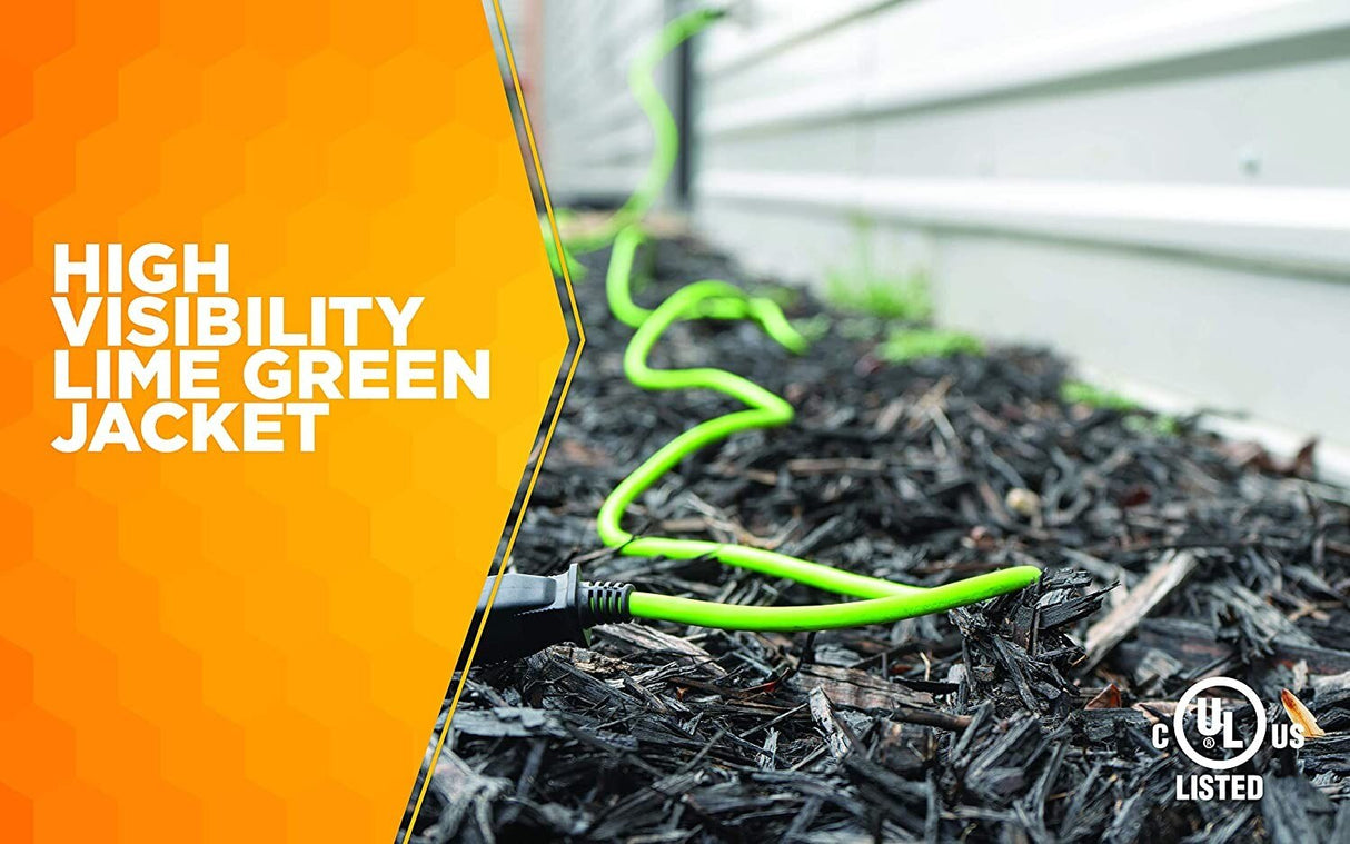 Yard Master 9940010 Outdoor Garden 120-Foot Extension Cord, Heavy Duty, Water Resistant, Super - 6