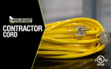 Yellow Jacket 2805 10/3 Heavy-Duty 15-Amp SJTW Contractor Extension Cord with Lighted End, 50-Feet - 3