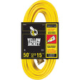 Yellow Jacket 283428 2884 12/3 Heavy-Duty 15-Amp SJTW Contractor Extension Cord with Lighted En