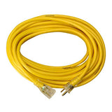 Yellow Jacket 283428 2884 12/3 Heavy-Duty 15-Amp SJTW Contractor Extension Cord with Lighted En - 4