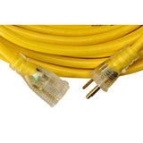 Yellow Jacket 283428 2884 12/3 Heavy-Duty 15-Amp SJTW Contractor Extension Cord with Lighted En - 5