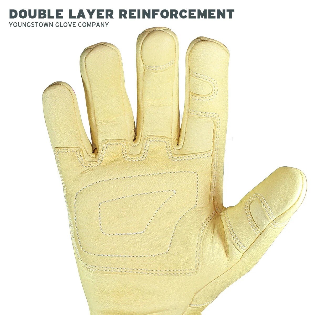 Youngstown 12-3365-60M FR Rated Cut Resistant Ground Glove with Kevlar Liner Size, Medium - 4