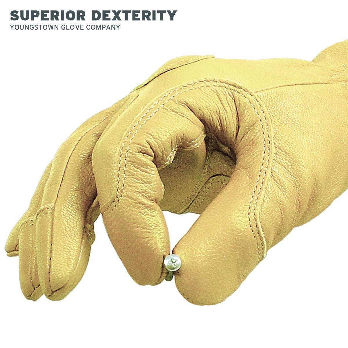 Youngstown 12-3365-60XL FR Rated Cut 4 Goat Grain Leather Ground Glove with Kevlar, X-Large - 3