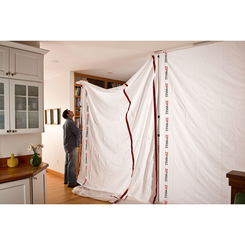 ZipWall Dust Barrier System ZFMP ZipFast Reusable Barrier Panels Mult-Pack - 3