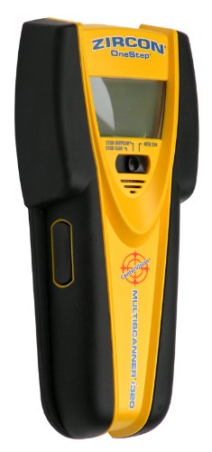 Zircon 63414 MultiScanner Stud Finder i320 One Step (Wood & Metal Studs, Metal/Wire Warning Detection) - 2