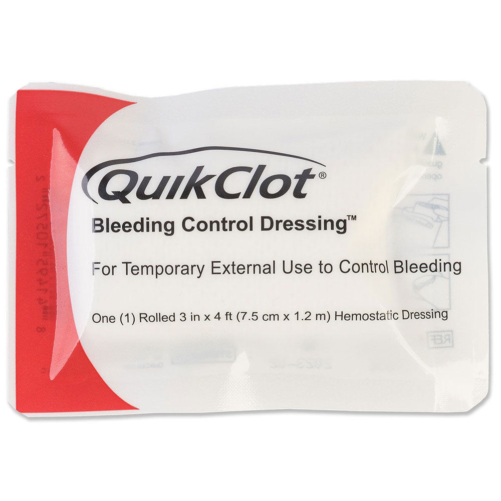 Zoll 8911-000110-01 QuickClot 3" x 4' Bleeding Control Dressing - 3