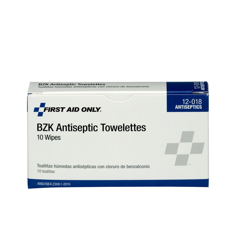 Zoll 8911-000230-01 BZK Antiseptic Sanitizing Hand Wipes (Towlettes), 10 per Box - 2