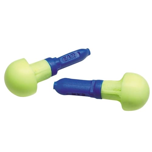 3M 318-1000 E-A-R Push-Ins Earplugs, Push-to-Fit Foam, Uncorded, NRR 28 dB, Blue Yellow, Poly Bag (7000127213) (100 Pack)