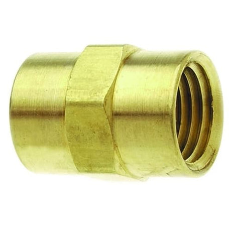 Amflo 344F 1/4" NPT Female to 1/4" NPT Brass Female Coupler F x F