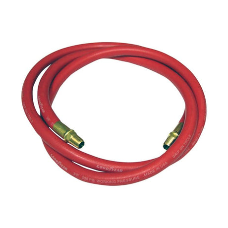 Aronson CAHWHIP 1/2" x 6' Whip Air Hose with Chicago Fitting and 1/4" Male NPT Threaded End