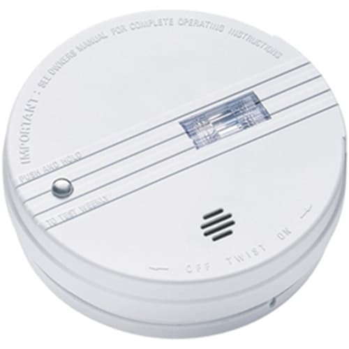 Logistics Supply 0918E Battery Powered Ionization Smoke Alarm w/ Exit Light - 2