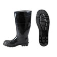 Johnson Wilshire STEEL-8 Black PVC Boots, Size 8 (18821)