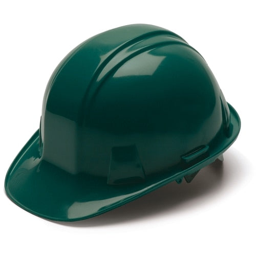 Pyramex HP16135 Green Cap Style 6 Point Ratchet Suspension Hard Hat