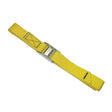 Custom Leather Craft 2WS04 4 foot yellow tie-down strap