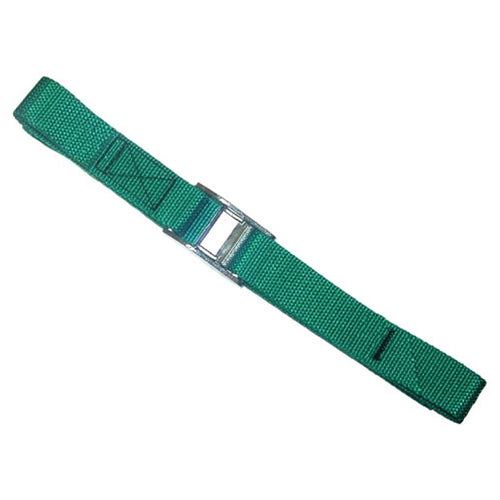 Custom Leather Craft 2WS06 6 foot green tie-down strap