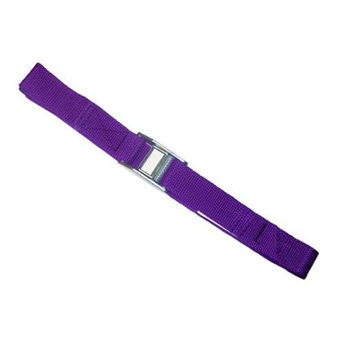 Custom Leather Craft 2WS08 8 foot purple tie-down strap