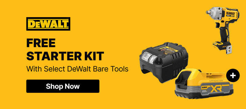 DeWalt Free Starter Kit with Bare Tool Purchase