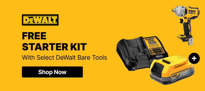 DeWalt Free Starter Kit with Bare Tool Purchase