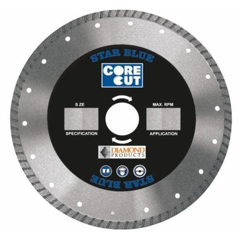 Diamond Products 4.5X080TSB 4-1/2" Turbo Star Blue (74960)