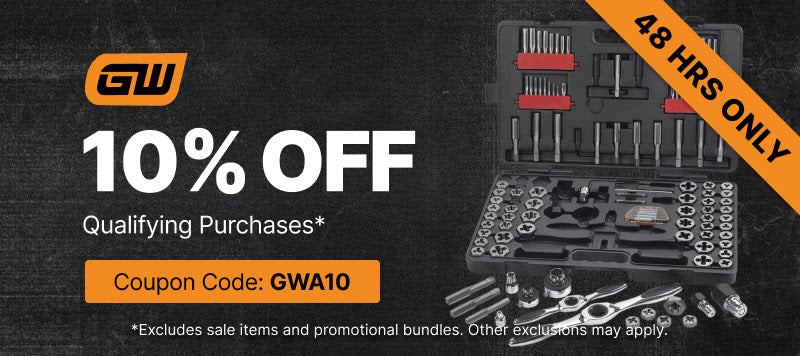 10% Off Qualifying GearWrench Purchases - Code GWA10