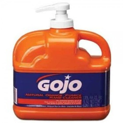 GoJo 0945 GOJO® NATURAL* ORANGE™ Smooth Hand Cleaner 1 Gallon with Pump Dispenser