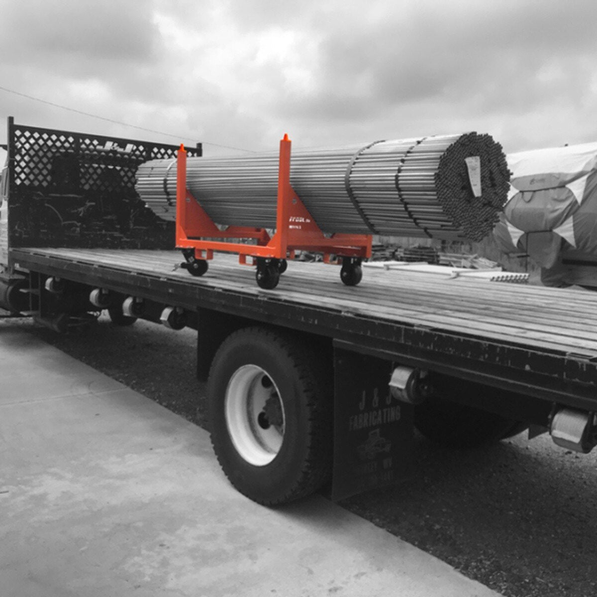 iTOOLco HDPC01S 48" L x 34.5" W x 35" H Heavy Duty Pipe Cart 2500 lb Load Capacity - 3