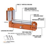 iTOOLco TR9010 10" - 90 Degree Tray Roller - 2