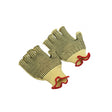 Johnson Wilshire 1268XL/GRN xl.kevlar pvc d.fingerless 12 xl green trim