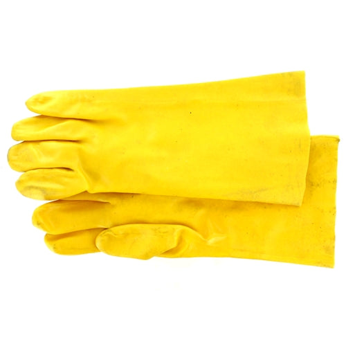 Johnson Wilshire 9014Y Long yellow pvc gloves