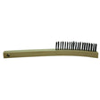 14" 3 x19 Curved Handle Wire Scratch Brush