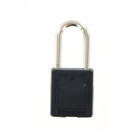 MasterLock 410BLACK #410 Safety Lockout Padlock - BLACK