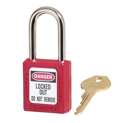 MasterLock 410RED #410 Safety Lockout Padlock - RED