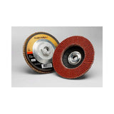 3M 7100104925 Cubitron II 4-1/2"x 5/8-11" Flap Disc 969F, 40 Grit Quick Change