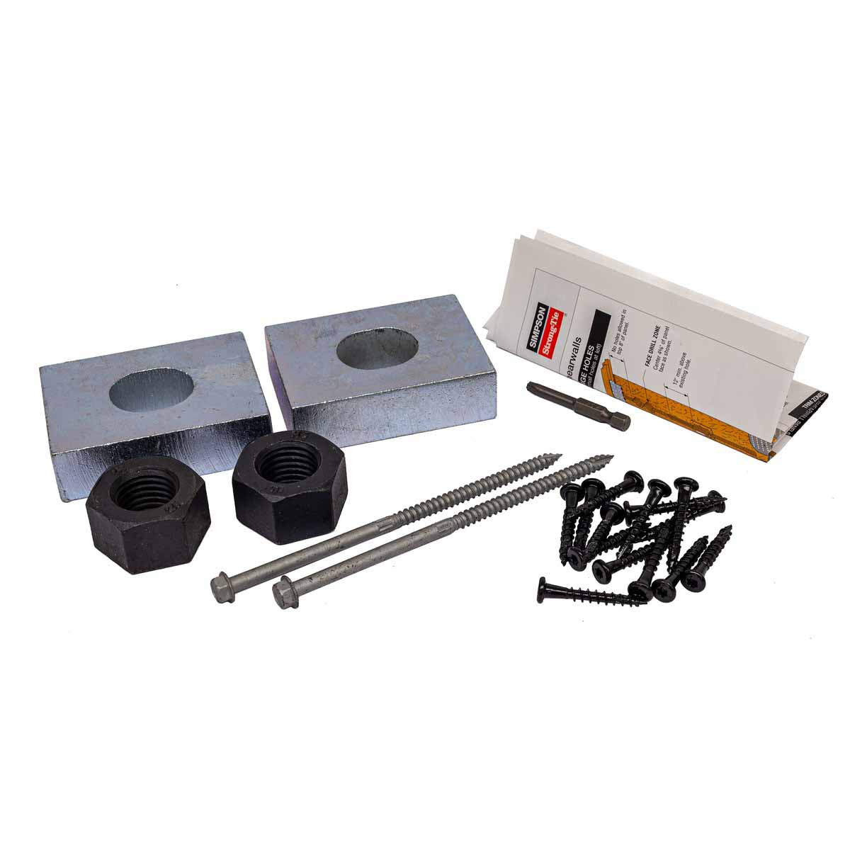Simpson WSWH-HK18 Strong-Wall Hardware Kit for 18" High-Strength Wood Shearwall