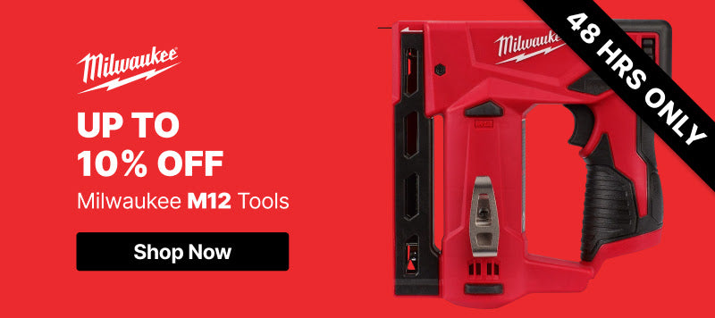 Up to 10% Off Milwaukee M12 Tools