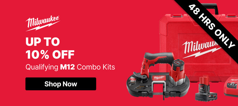 Up to 10% Off Milwaukee M12 Combo Kits